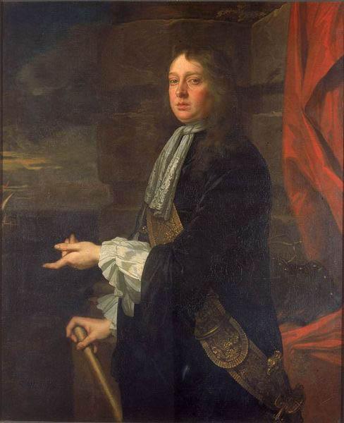 Sir Peter Lely Flagmen of Lowestoft: Admiral Sir William Penn, oil painting image